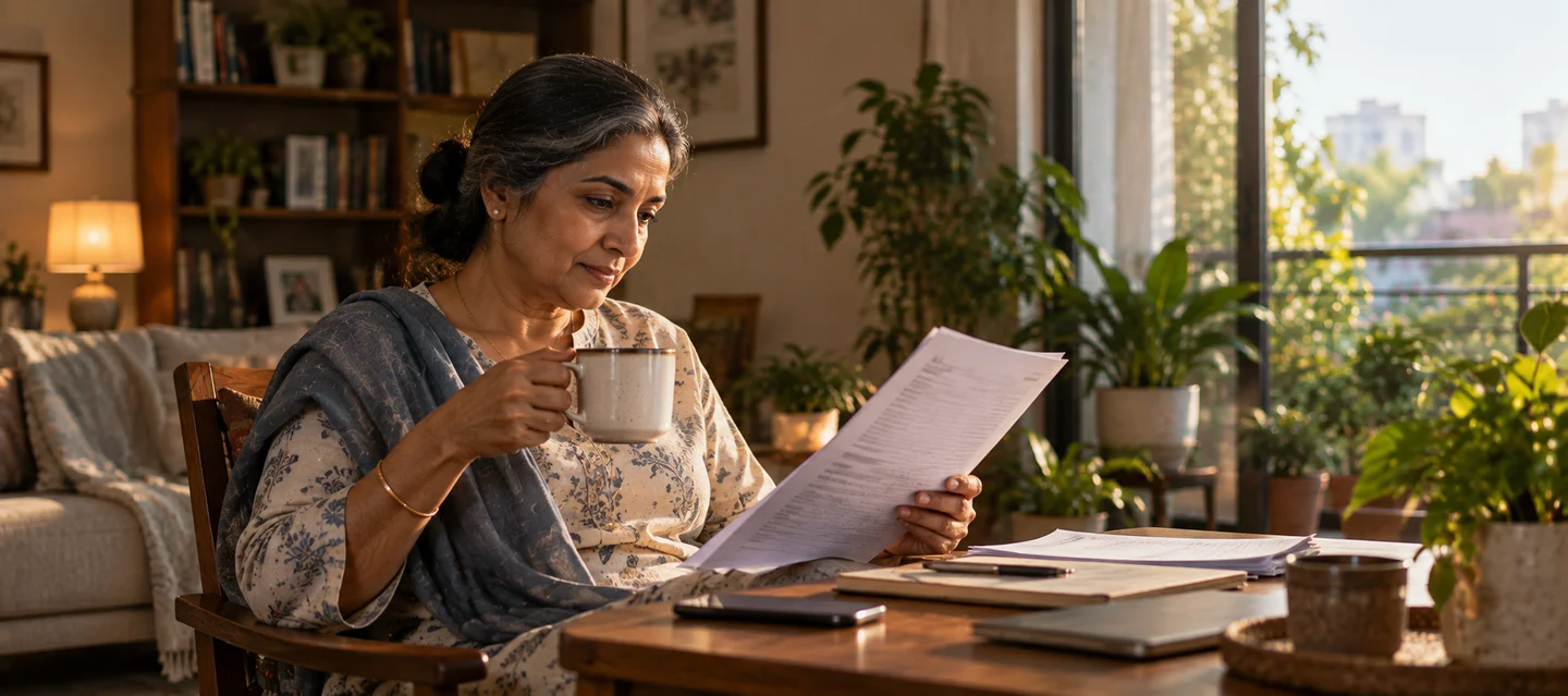 An older adult living independently and confidently